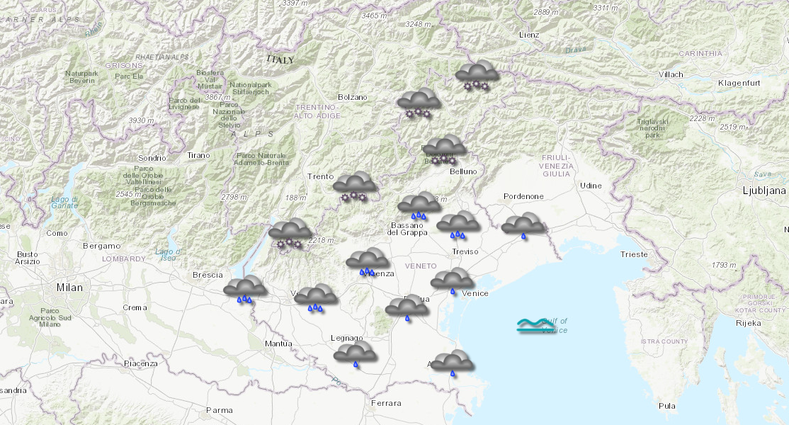 meteo verona veneto 19.02.2026