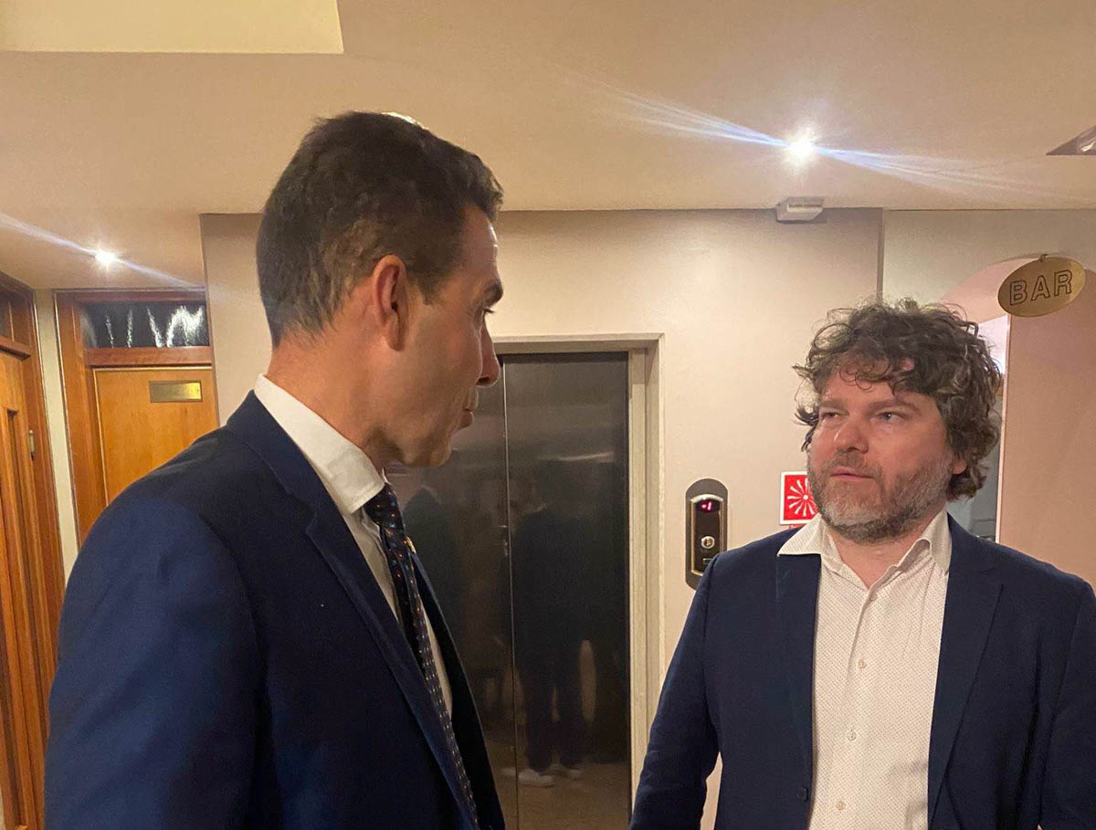 Andrea Bacciga con Roberto Vannacci